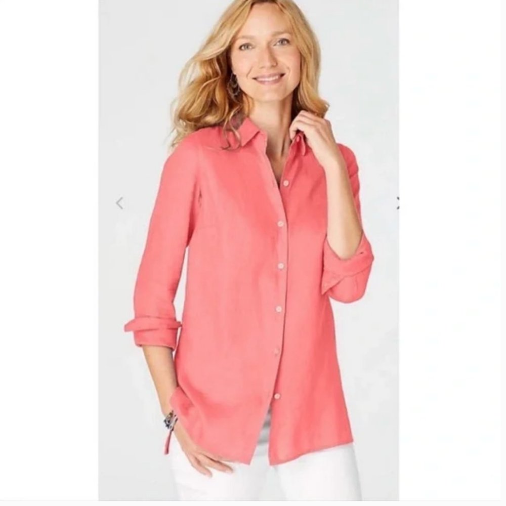 J.Jill Love Linen Button down shirt